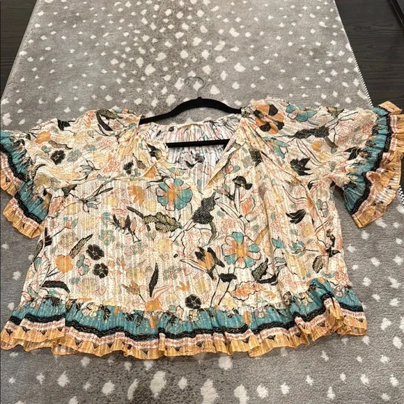 ULLA JOHNSON Pearl Flora Alessia Top size 8 - Picture 3 of 6